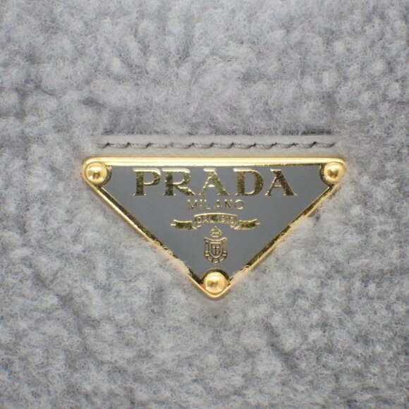 Prada Re-edition Shearling Mini 1 Bc204 2 EC9 F0591 Shoulder Bag 3-Way Bag Fur - Picture 10 of 10